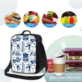 thumbnail image 4 of Fotbe Skiing Enthusiast Lonchera Bolsa de Almuerzo para Hombres y Mujeres, Lonchera de Gran Capacidad, Bolsa de Almuerzo Reutilizable, Bolsa Térmica Aislante, 4 of 7