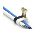 thumbnail image 4 of THE CIMPLE CO - Coax Cable Clips - White -10 Pieces- Dual / Twin Coaxial Flex Screw Clips, 4 of 8