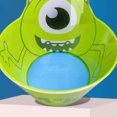 thumbnail image 2 of Tazón de sopa para niños ZHCH melamina grande con dibujos animados 3D figura ojos verdes, 2 of 5