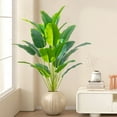 thumbnail image 5 of 1pc Artificial Plants Large Tropical Palm Tree Fake Banana Plants Leaves Real Touch Plastic Monstera For Home Garden Party Decor, 5 of 6