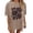 Brown, variant on Active Tops Women Tops Summer Long Sleeve Spandex Shirt plus Size Womens Turtleneck Long Sleeve Womens Stretch T Shirt Long Sleeve Rayon Tops for Women Compression Shirts Women Brown S