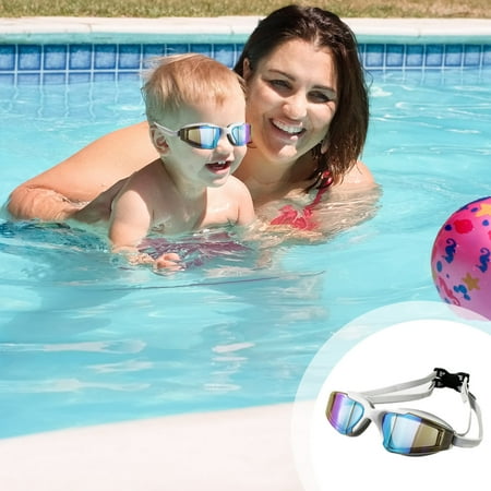 Qiopertar up to 65% off Gift on Sale Adult Swimming Goggles Electroplated High-definition Racing Goggles Swimming Goggles Goggles Wholesale On Clearance Early Access Deals