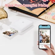 HPRT Pocket Photo Printer - Portable Mini Color Wireless Mobile Printer - Zink 2x3” Sticky-Back Photos - Bluetooth Compatible with iOS & Android Devices Printing Machine Sticker