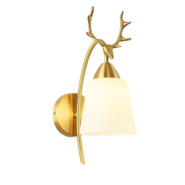 Lámpara De Pared Dorada Aplique De Pared Para El Cuidado De Los Ojos Led Elegante Lámpara De Pared Sin Bombilla E27 Para El Hogar Sala De Estar Balcón Cabecera Serendint HA016696-00