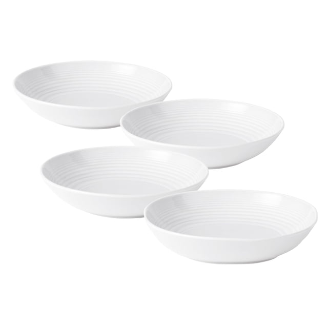 Royal Doulton Exclusivamente Para Gordon Ramsay Maze White Vegetales/Tazones Para Pasta Juego De 4 9.4""