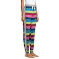 thumbnail image 5 of Secret Treasures Rayon Spandex Striped Sleep Pants Pajamas (Women's) 1 Pack, 5 of 7