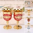 thumbnail image 4 of Lefu Retro Creative Small Beverage Wine Cup Gold European Style Home Bar, 4 of 6