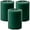 Green, variant on NeoMart - Dripless Unscented Pillar Candles, Set of 3 Hand Poured Solid Color Non-Scented Candles for Home Decor, Premium Wax, 60 Hr Burn Time - 3x4 Inch, Black