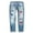 Blue, variant on Vedolay Fashion Women Pants Women High Waisted Stretchy Distressed Ripped Jeans Blue,XL