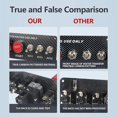 thumbnail image 4 of Carbon Fiber 12V 3 in 1 Ignition Switch Panel with Button Push Start, Toggle Switches for RV, Truck, Car, Boat, 4 of 5