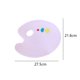 thumbnail image 2 of Paleta de colores de plástico plana elíptica Paleta de colores PP pintada a mano para adultos, niños y estudiantes Zhivalor BST3023354, 2 of 5