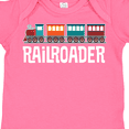 thumbnail image 4 of Inktastic Railroader Train Hobby Boys or Girls Baby Bodysuit, 4 of 5