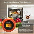 NutriChef Smart Bluetooth BBQ Grill Thermometer Digital Display