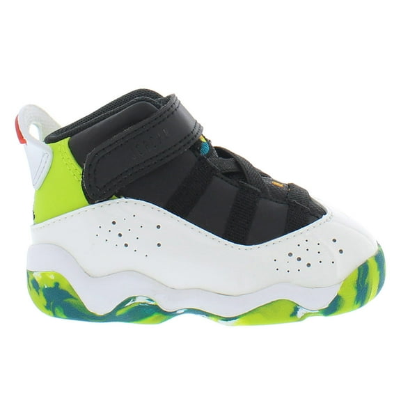 Jordan Jordan 6 Rings Infant/Toddler Shoes Size 6, Color: Black/White