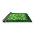 thumbnail image 2 of Ahgly Company Indoor Rectangle Oriental Green Industrial Area Rugs, 8' x 10', 2 of 4