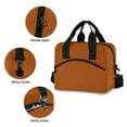 thumbnail image 5 of joogoo Brown Insulated Lunch Bags Reusable Cooler Box with Shoulder Strap, 5 of 6
