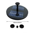 Voiceine 1.6 W Solar Water Pump Outdoor Watering Submersible Water