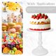 thumbnail image 5 of Juego de 8 piezas de soporte para pasteles de metal blanco, 3 niveles, torre de exhibición y estante para galletas, 5 of 7