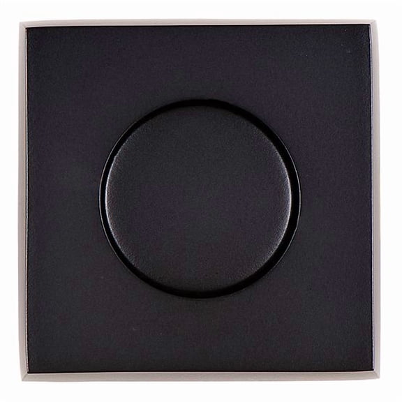 InSinkErator Decorative Air Switch Push Button, Square in Matte Black - 78667A-ISE