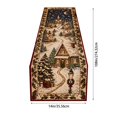 thumbnail image 3 of Christmas Table Runner 14 x 108 Inches, Extra Long Holiday Table Decor for Large Family Dinner Parties, 3 of 5