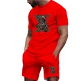 thumbnail image 4 of Chándal de moda 2024 para hombre, camiseta de manga corta y pantalones cortos de chándal, traje de jogging informal de verano, traje de dos piezas para hombre, 4 of 5