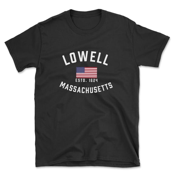 Lowell Massachusetts Patriot Men's Cotton T-Shirt