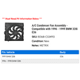 thumbnail image 2 of A/C Condenser Fan Assembly - Compatible with 1996 - 1999 BMW 328i E36 1997 1998, 2 of 2