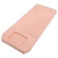 thumbnail image 4 of Plastic Washboard for Home Use Pink Hand Washing Board with Durable Wavy Rubbing Surface 12.5 x 3.5 Inches, 4 of 5