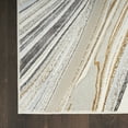 thumbnail image 5 of Nourison Glam Modern Grey Gold 9' x 12' Area Rug (9x12), 5 of 9