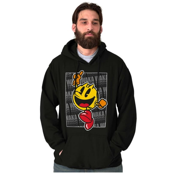 PACMAN Video Arcade Game Waka Waka Hoodie Sweatshirt Women Men Brisco Brands S