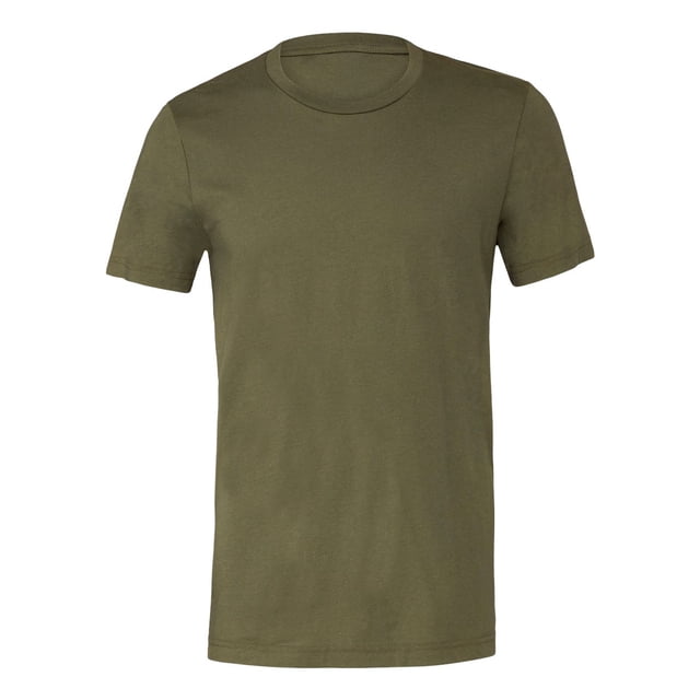 Bella Canvas Men`s 3001c, XS, Military Green