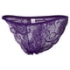 thumbnail image 4 of Mujeres Tangas de encaje transparente Ropa interior de mujer Bragas Calzoncillos Calzoncillos de lencería Púrpura Baoblaze Ropa interior de los escritos de las mujeres, 4 of 8