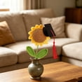 thumbnail image 4 of Ramo de Girasol Tejido a Mano para Graduación con Cara Sonriente y Mini Birrete, Flor Artificial Reutilizable para Fiesta de Graduación, Decoración de Aula, Regalo para Estudiantes, 4 of 6