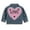 style-01 Blue, variant on Gubotare Kids Jean Jacket for Girls Toddler Baby Girl Jacket Big Sister/Brother Letter Embroidery Jean Long Sleeve Cardigan Button Denim Coat Size 4T 5T (Blue,4-5 Years)