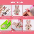 thumbnail image 2 of 42Pcs 5D Diamond Painting Stickers Kits for Kids Arts and Crafts for Kids Ages 8-12 Easy to DIY Creative Diamond Mosaic Sticker Craft by Numbers Kits, 2 of 4