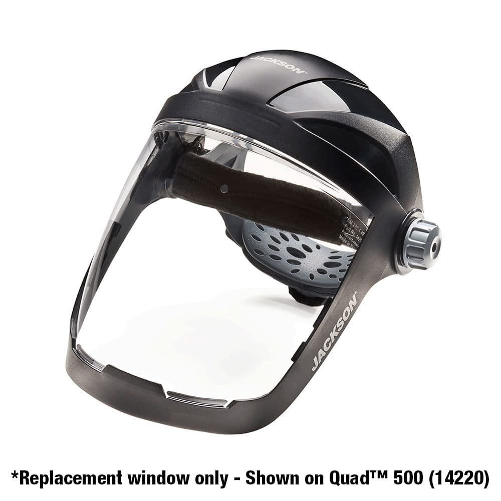 Jackson Safety Replacement Windows for QUAD 500 Premium Multi-Purpose Face Shield - Anti-Fog