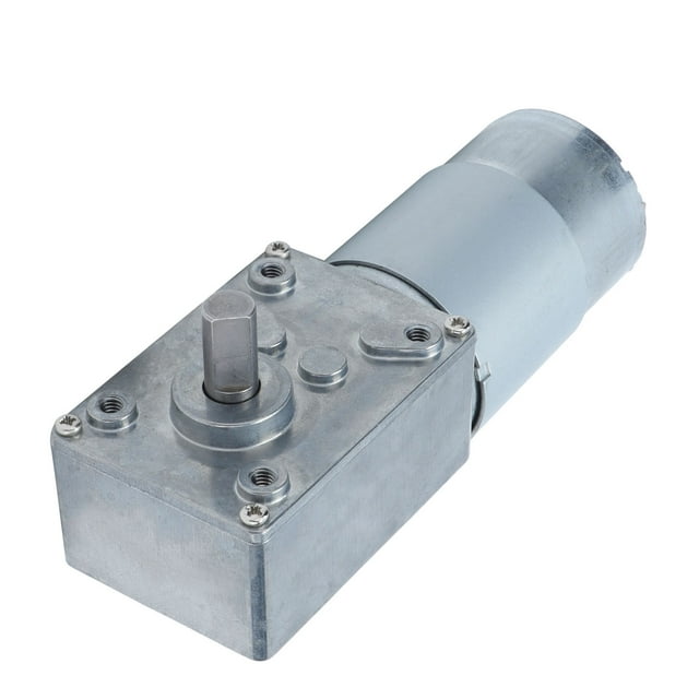 Moteur DC 2 Extrémités Roulement à Billes Autobloquant Protection Forte Moteur à Engrenages pour Appareils Ménagers DC24V 470RPM