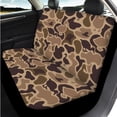 thumbnail image 3 of Uorisanigo Automobile Seat Cover Sets 14 Pack with Brown Duck Camo Auto Steering Wheel Cover Center Console Covers Seat Belt Pad Covers Head Rest Protector Accessories for Most Cars, 3 of 6
