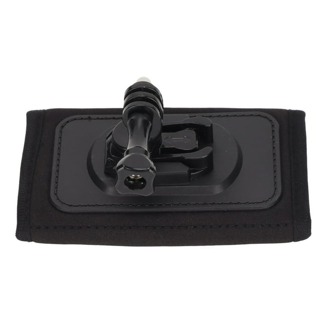 Camera Backpack Clip, Action Camera Clamp Mount Black J Hook 360 Degree Rotation For Skiing