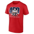 thumbnail image 2 of Men's Sergei Bobrovsky Red Florida Panthers 400 Career Wins T-Shirt, 2 of 3