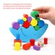 thumbnail image 3 of Moon Balance Stacker Juego De Apilador Colorido Juego De Juguetes De Apilamiento Educativo Bloques De Construcción Prácticos Rompecabezas De Reconocimiento De Colores Divertidos Cateissary FN002609-00, 3 of 6
