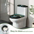 thumbnail image 5 of Yuyamidu Hummingbird Toilet Seat Covers with Elastic Edge Boho Flower Blossom Toilet Lid Covers Fashion Toilet Tank Lid Cover Decor 2 Pieces Bathroom Accessories Set, 5 of 7