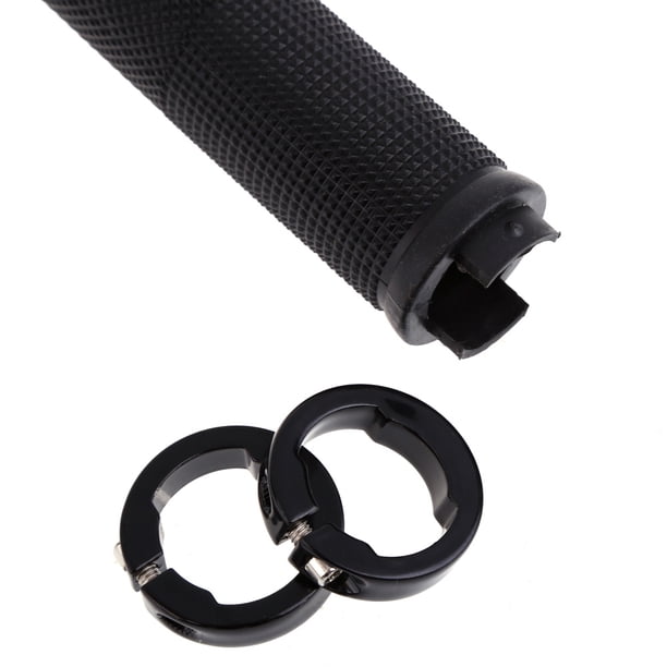 Puños Ergonómicos Para Bicicleta Con Goma Antideslizante Y Bloqueo De Aluminio - 22mm Para MTB, BMX, Montaña, Plegables Y Urbanas
