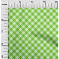 thumbnail image 1 of oneOone Polyester Lycra Light Green Fabric Check Dress Material Fabric Print Fabric By The Yard 56 Inch Wide - QJ, 1 of 4