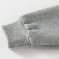 thumbnail image 6 of GYRATEDREAM Toddler Baby Boy Zip Up Hoodies Solid Color Casual Long Sleeve Hooded Sweatshirts Jacket with Pocket Gray for 2-9Y, 6 of 8
