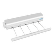 Evjurcn Retractable Clothesline Telescopic Clothesline 5-Line Clothes Drying Rope Hanger for Indoor Outdoor Supplies Wall Mounted Clothes Dryer Line