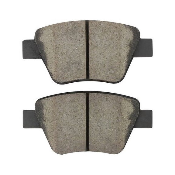 Mpa Electrical 1003-1456C Quality Built Black Series Ceramic Brake Pads W/