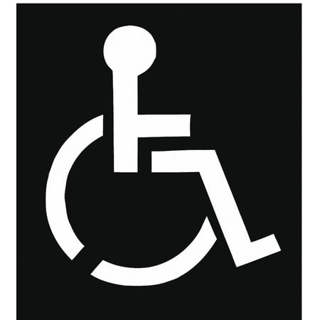 

Sim Supply Parking Lot Symbol Disabled Plastic 3W635 3W635 ZO-G0987682