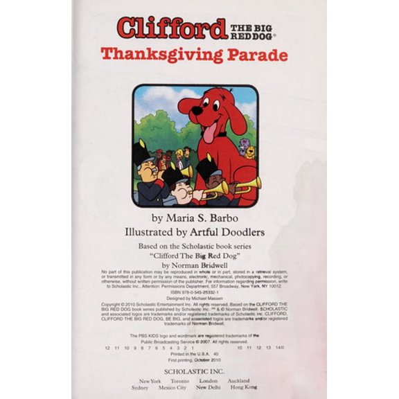 Pre-Owned Thanksgiving Parade (Paperback) 0545253322 9780545253321