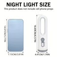 thumbnail image 4 of Rechargeable Motion Sensor Night Light 3 in 1 Portable LED Night Light Flashlight for Bedroom, Bathroom and Camping Outdoor, 4 of 9